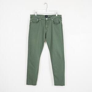 Paul Smith Men's 5 Pocket Slim Denim Jeans in Green size 34
